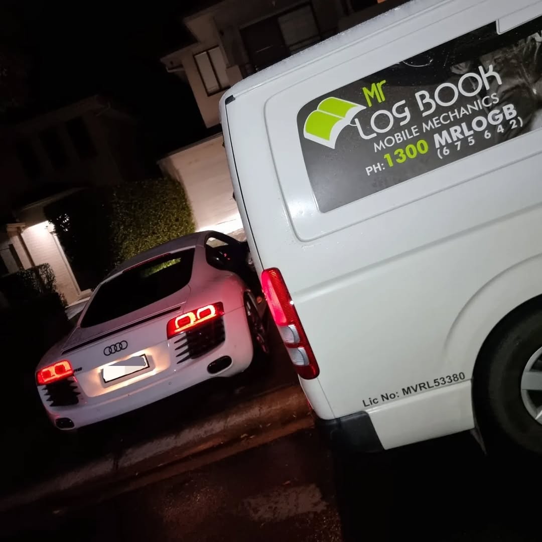 Mr LogBook mobile service vehicle